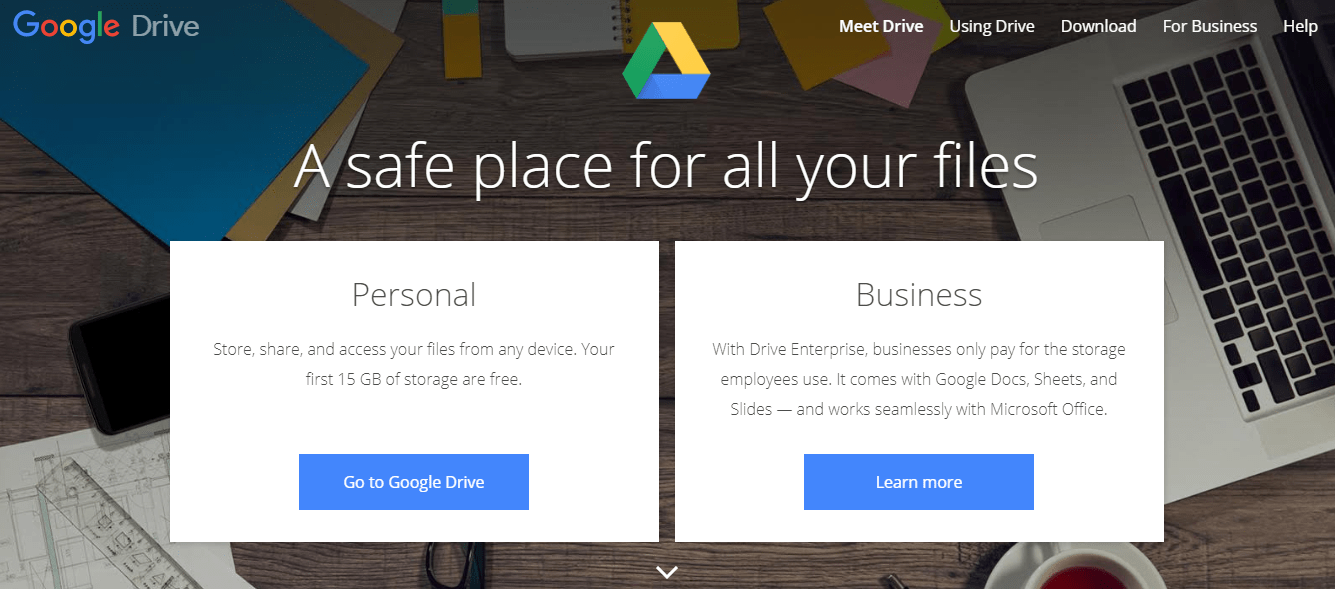 Google Drive - best and cheap cloud drive storage for individuals personal use