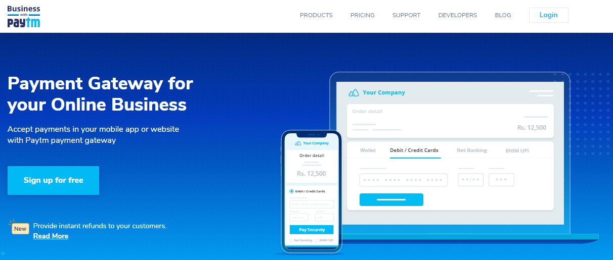 PayTM business payment Gateway