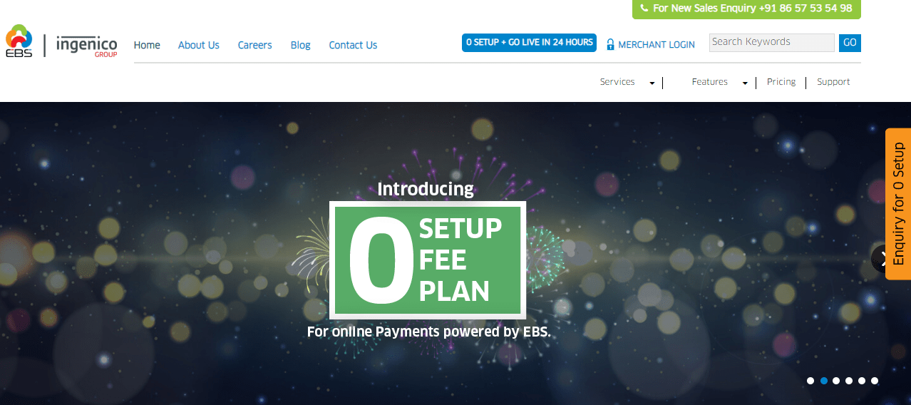 EBS payment gateway