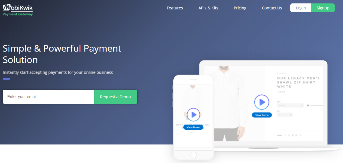 Mobikwik payment gateway for business