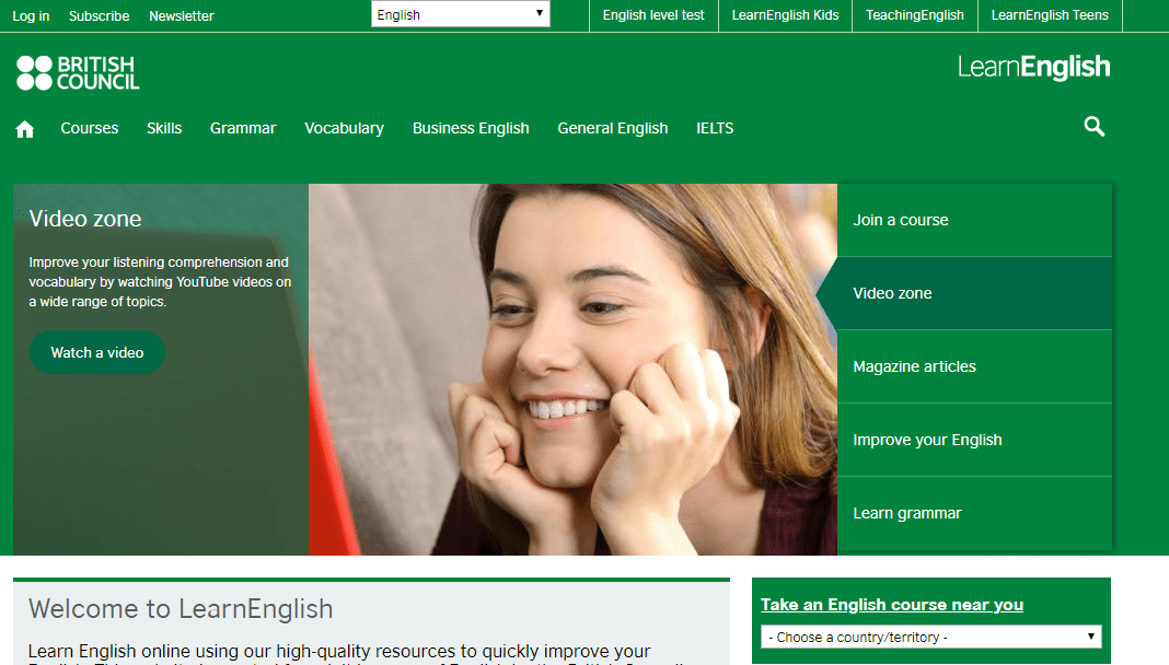best english learning websites - British Council English Learning