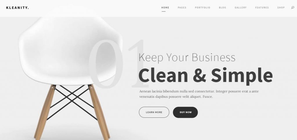 Kleanity Minimal woocommerce theme