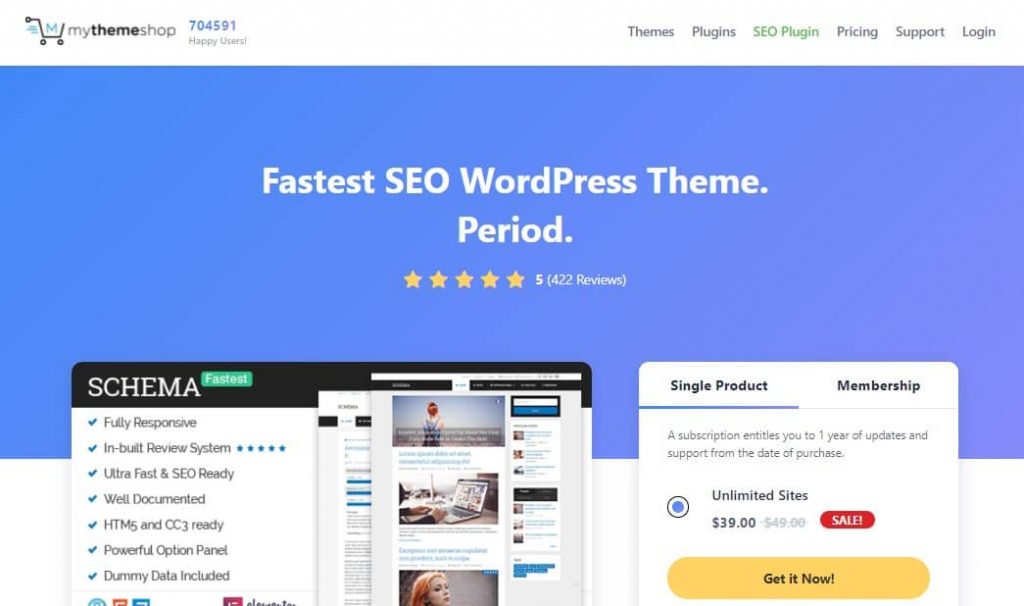 Schema Pro light & ultra minimalist theme