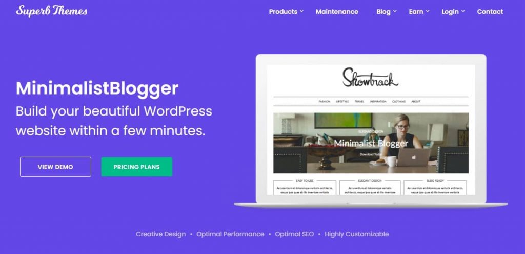 Superb Theme by Minimalist Blogger