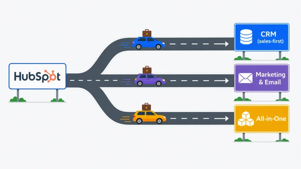 Best HubSpot Alternatives 2026: Cheaper CRM & Marketing Options 3 03 category lanes 1