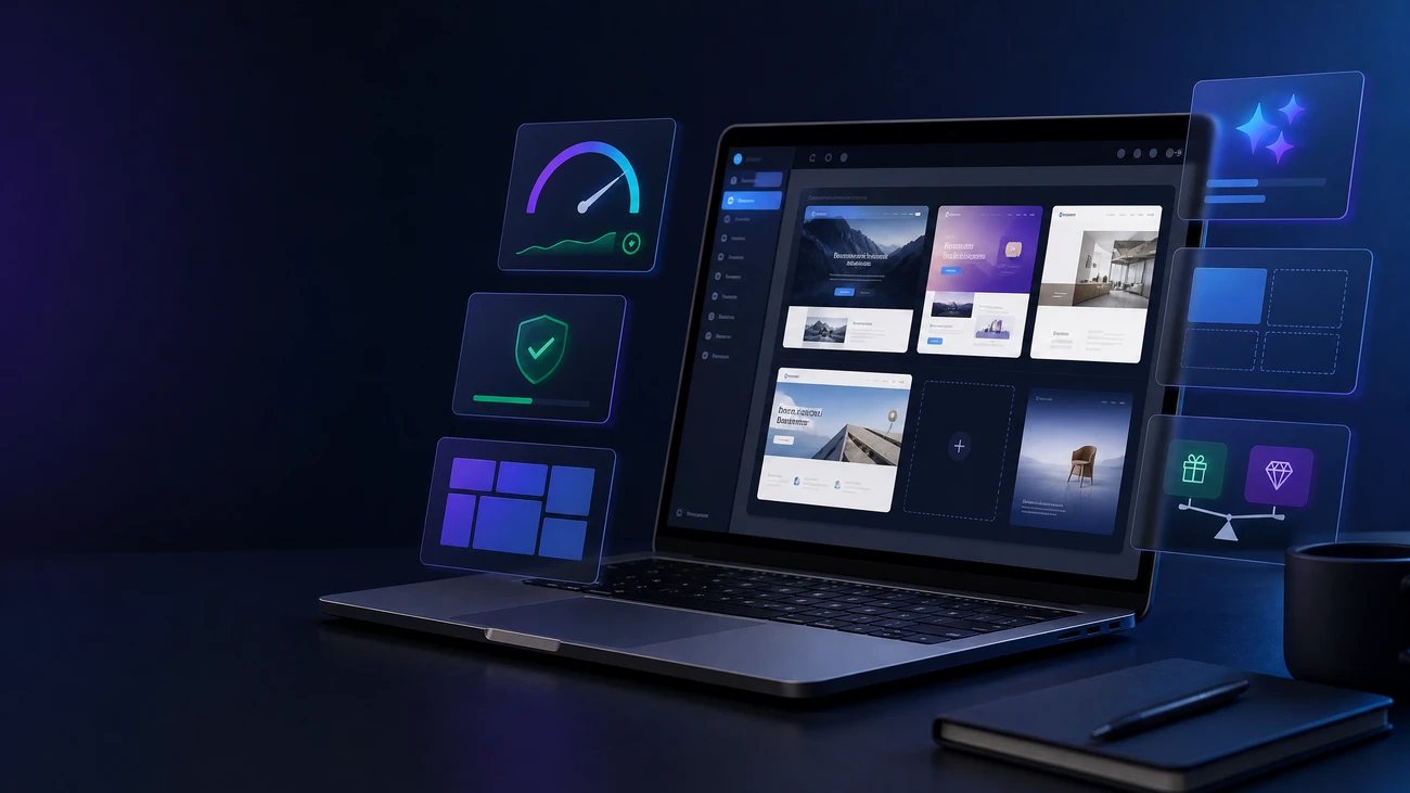 Best free WordPress themes for 2026 with performance metrics and AI features