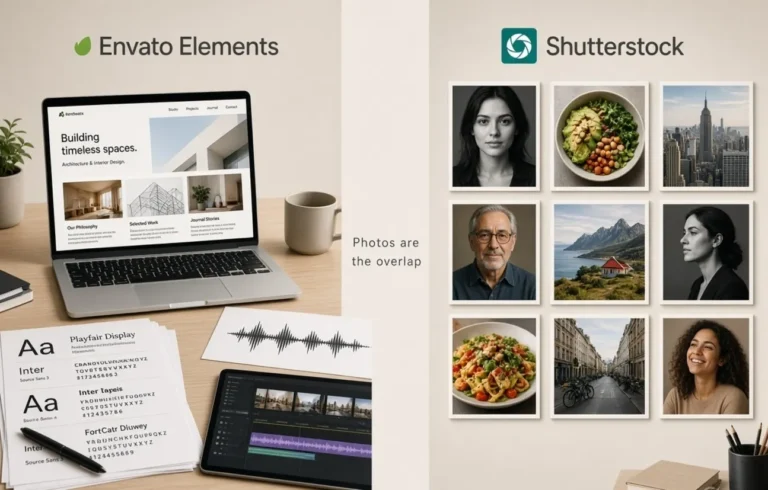 Envato Elements vs Shutterstock (2026): Which Subscription?